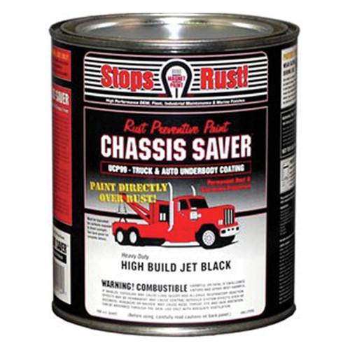 Paint and Body | Magnet Paint Co. UCP99-04 Chassis Saver 1 Quart Can Rust Preventive Truck and Auto Underbody Coating - Gloss Black image number 0