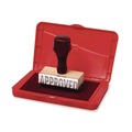 Office Jansan | Carter's 21071 4.25 in. x 2.75 in. Pre-Inked Felt Stamp Pad - Red image number 2