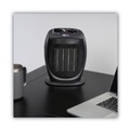 Portable Heaters | Alera ALEHECH09 1500 W 7.12 in. x 5.87 in. x 8.75 in. Ceramic Heater - Black image number 6