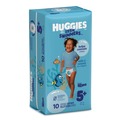Cleaning & Janitorial Supplies | Huggies 18345 32 lbs. and Up Little Swimmers - Size 5-6/Blue (8/Carton) image number 3