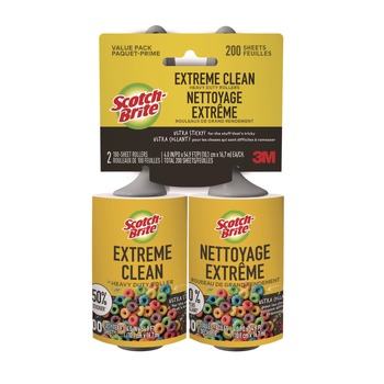 Scotch-Brite Extreme Clean Lint Roller (2/Pack)