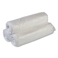 Trash Bags | Inteplast Group VALH3340N11 High-Density 33 Gallon 33 in. x 39 in. Commercial Can Liners - Clear (500/Carton) image number 3