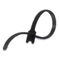 Office & Office Supplies | Velcro 91141 ONE-WRAP 0.25 in. x 8 in. Pre-Cut Thin Ties - Black (25/Pack) image number 1