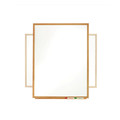  | Quartet S577 Classic Total Erase 72 in. x 48 in. Dry Erase Board - White/Oak image number 3