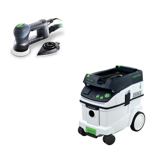Orbital Sanders | Festool RO 90 DX Rotex 3-1/2 in. Multi-Mode Sander with CT 36 AC 9.5 Gallon Mobile Dust Extractor image number 0