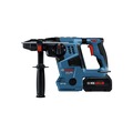 Rotary Hammers | Factory Reconditioned Bosch GBH18V-28CK28-RT 18V Brushless Connected-Ready SDS-Plus Bulldog Lithium-Ion 1-1/8 in. Cordless Rotary Hammer Kit with 2 Batteries (8 Ah) image number 2