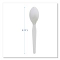 Cutlery | Boardwalk BWKSPOONHW Heavyweight Polystyrene Teaspoon Cutlery - White (1000/Carton) image number 5