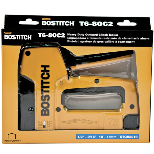 Bostitch T68OC2 716 in. Crown 916 in. PowerCrown HeavyDuty Tacker