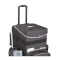 Cleaning Carts | Rubbermaid Commercial 1902465 Executive 14.25 in. x 16.5 in. x 25 in. 16-Compartment Quick Cart - Dark Gray image number 4