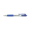 Universal UNV15531 Comfort Grip Retractable Medium 1mm Ballpoint Pens - Blue (1 Dozen) image number 3