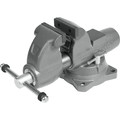 Vises | Wilton 28826 C-1 Combination Pipe and Bench 4-1/2 in. Jaw Round Channel Vise with Swivel Base image number 1