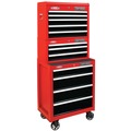 Cabinets | Craftsman CMST98215RB 26 in. 2000 Series 4-Drawer Rolling Tool Cabinet image number 5