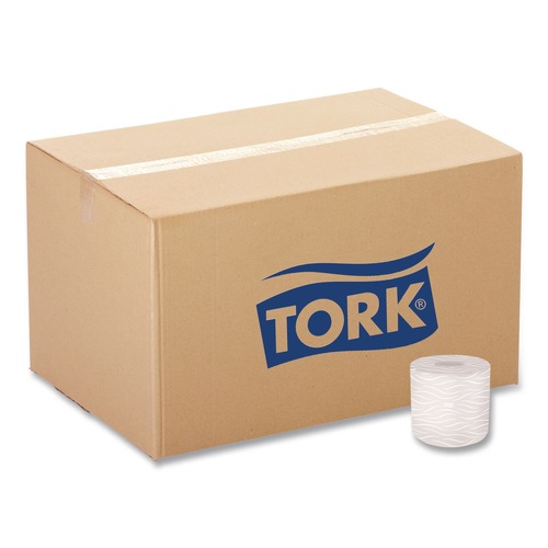 Cleaning & Janitorial Supplies | Tork 2465120 Premium 2-Ply Septic-Safe Bath Tissue - White (48/Carton) image number 0