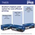 Ink & Toner | Brother TN835 5,000 Page-Yield Super High-Yield Toner - Black image number 6