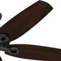 Ceiling Fans | Hunter 53294 52 in. Builder Elite Damp Matte Black Ceiling Fan image number 3