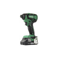 Impact Drivers | Factory Reconditioned Metabo HPT WH18DBFL2SM 18V Brushless Lithium-Ion 1/4 in. Cordless Impact Driver Kit (3 Ah) image number 0