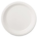  | Hoffmaster PL7095 9 in. Dinnerware Coated Paper Plate - White (50/Pack, 10 Packs/Carton) image number 0