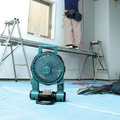 Jobsite Fans | Makita DCF201Z 18V LXT Li-Ion Cordless Job Site Fan (Tool Only) image number 7