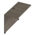 Office Desks & Workstations | Alera AE1NNN-BR2448 TOM 48 in. x 24 in. x 29 in. Seville Series Bridge Return - Walnut image number 4