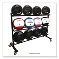 Office Filing Cabinets & Shelves | Champion Sports RPXRACK RPX 18.5 in. x 62 in. x 45 in. 220 lbs. Capacity Metal Medicine Ball Rack - Black image number 1