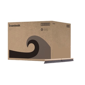 Boardwalk BWK20436 3 in. Gray Flagged Polypropylene Bristles 36 in. Brush Floor Brush Head