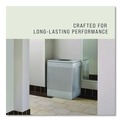 Trash & Waste Bins | Rubbermaid Commercial FGSC14EPLSM 16 gal. Designer Line Silhouettes Steel Waste Receptacle - Silver Metallic image number 5