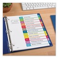  | Avery 11847 11 in. x 8.5 in. 12-Tab Jan. to Dec. Customizable TOC Ready Index Multicolor Tab Dividers - White (1 Set) image number 7