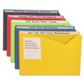  | C-Line 63060 Straight Tab Write-On Poly File Jackets - Letter, Assorted Colors (25/Box) image number 3