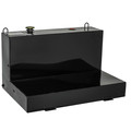 Liquid Transfer Tanks | JOBOX 488002 76 Gallon Low-Profile L-Shaped Steel Liquid Transfer Tank - Black image number 0