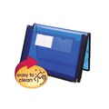 Office Jansan | Smead 71953 1 Section 2.25 in. Expansion Poly Wallet - Letter Size, Translucent Blue image number 1