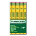 Pens | Ticonderoga X33904X HB (#2) Pencils - Black Lead, Yellow Barrel (72/Pack) image number 0