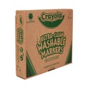 Washable Markers | Crayola 588211 10 Assorted Colors Fine Bullet Tip Ultra-Clean Washable Marker Classpack (200/Box) image number 7