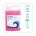 Floor Cleaners | Boardwalk BWK4404NEA 1 Gallon Bottle Lemon Scent Neutral Floor Cleaner Concentrate image number 3