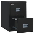 Office Filing Cabinets & Shelves | FireKing 2P1825-CBL Patriot by FireKing 17.75 in. x 25 in. x 27.75 in. 2 Legal/Letter File Drawers 1-Hour Fire Protection Insulated Fire File - Black image number 0