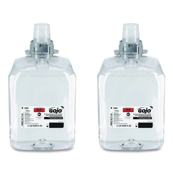 GOJO Industries 5269-02 2,000 mL E2 Foam Handwash Refill with PCMX for FMX-20 Dispensers - Fragrance-Free (2/Carton)