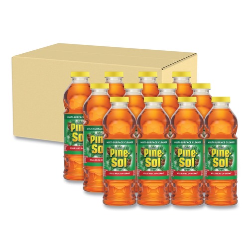 Cleaning & Janitorial Supplies | Pine-Sol 97326 24 oz. Multi-Surface Cleaner - Pine Disinfectant (12/Carton) image number 0