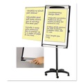Easels | MasterVision EA48066720 29 in. x 41 in. Platinum Mobile Easel - White Surface/Black Plastic Frame image number 4