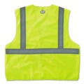 Safety Vests | Ergodyne 21079 GloWear 8215BA Type R Class 2 Econo Breakaway Mesh Safety Vest - 4X-Large to 5X-Large Lime image number 0