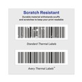Office Jansan | Avery 04157 4 in. x 6 in. Multipurpose Thermal Labels - White (220/Roll, 4 Rolls/Box) image number 7