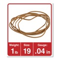 Mothers Day Sale! Save an Extra 10% off your order | Universal UNV00119 0.04 in. Gauge Size 19 Rubber Bands - Beige (1240/Pack) image number 2
