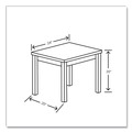 Office Furniture & Lighting | HON H80193.LKI1LKI1 80000 24w x 20d x 20h Laminate Occasional Rectangular End Table - Kingswood Walnut image number 3