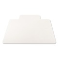 | Deflecto CM21232 45 in. x 53 in. Flat Packed Wide Lipped EconoMat All Day Use Chair Mat for Hard Floor - Clear image number 3