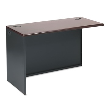 HON 38000 Series 48 in. x 24 in. x 29.5 Left Return Shell - Mahogany/Charcoal
