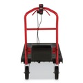 Cleaning Carts | Rubbermaid Commercial 2173663 0.5 mph to 3 mph DC Motor 60 V Lithium-Ion Battery Motorized Kit for 24 in. x 48 in. Platform Trucks - Medium Black/Red image number 2