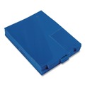 Office Jansan | Smead 61961 8.5 in. x 11 in. 1/3-Cut End Tab Two-Pocket Poly "Out" Guides - Blue (50/Box) image number 2