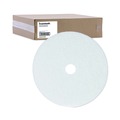 Cleaning & Janitorial Accessories | Boardwalk BWK4024WHI 24 in. Diameter Polishing Floor Pads - White (5/Carton) image number 0