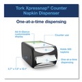Food Service | Tork 6432000 7.5 in. x 12.1 in. x 5.7 in. Xpressnap Counter Napkin Dispenser - Black image number 1