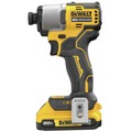 Impact Drivers | Factory Reconditioned Dewalt DCF840D1R 20V MAX Brushless Lithium-Ion 1/4 in. Cordless Impact Driver Kit (2 Ah) image number 4