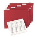 Office Jansan | Avery 11136 2 in. Wide 1/5-Cut Tabs Inserts For Hanging File Folders - White (100/Pack) image number 1