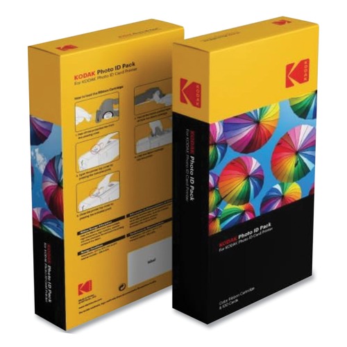 Office & Office Supplies | Kodak 653619 Photo ID Color Ribbon Kit - Black/Cyan/Magenta/Yellow image number 0